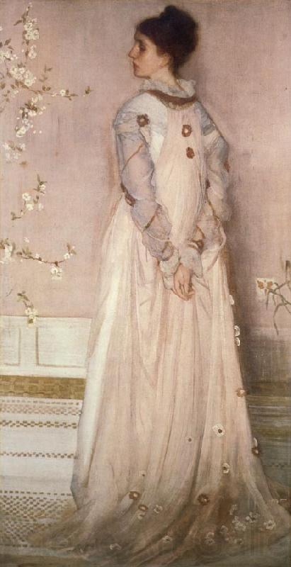 James Abbott McNeil Whistler Mrs.Frederick R.Leyland France oil painting art